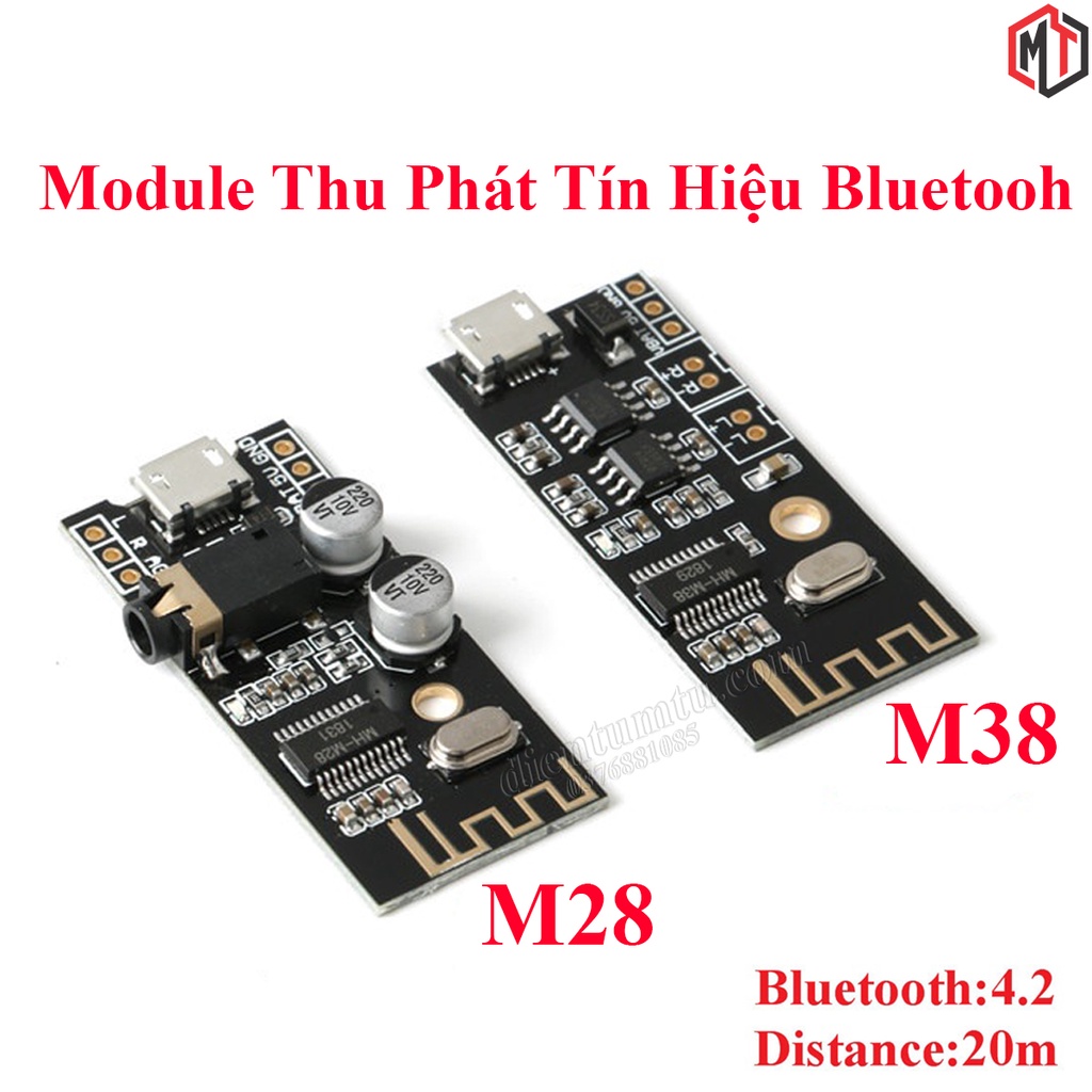 Mạch - Module Thu Phát Tín Hiệu Bluetooh 4.2 MH-M28 - MH-M38, DIY Loa, Lắp Amply