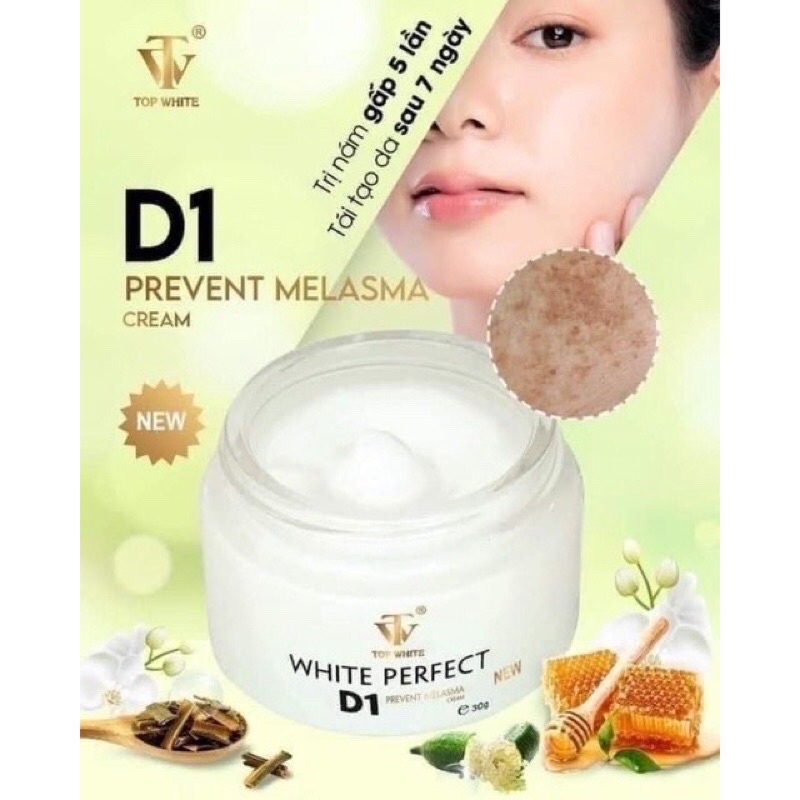 Kem Top White D1 nâng cấp 2021
