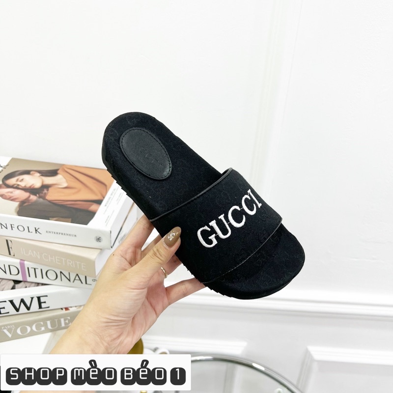 Dép gc quai ngang hoạ tiết fullbox