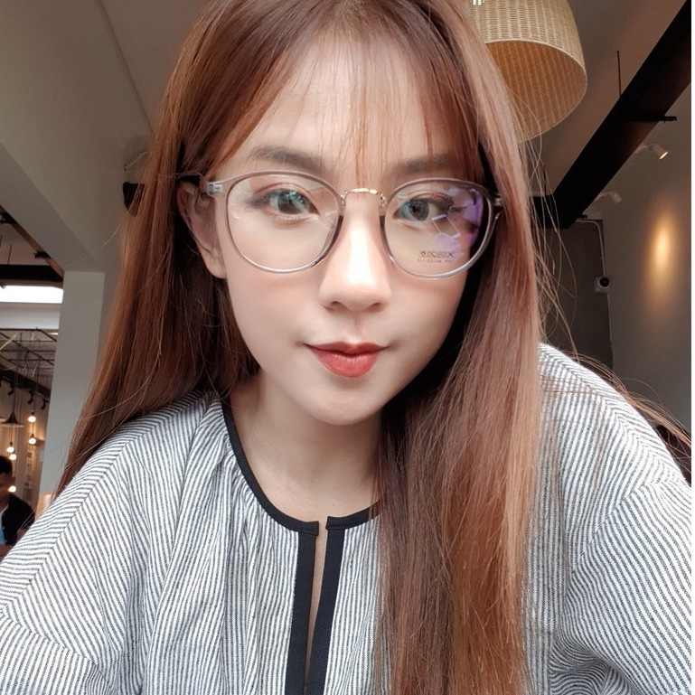 Gọng kính cận nam nữ mắt tròn nhựa dẻo 209 Liupeyewear nhiều màu phù hợp nhiều form mặt thời trang unisex