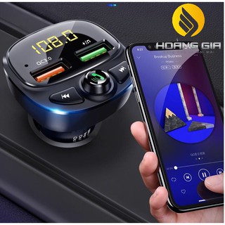 [CHÍNH HÃNG BH 3 THÁNG] Tẩu Sạc Ô Tô Kết Nối Bluetooth, MP3, FM Nhãn Hiệu Hyundai HY87