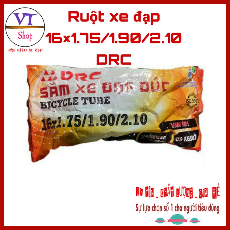Săm xe đạp 16x1.75/1.90/2.10 DRC