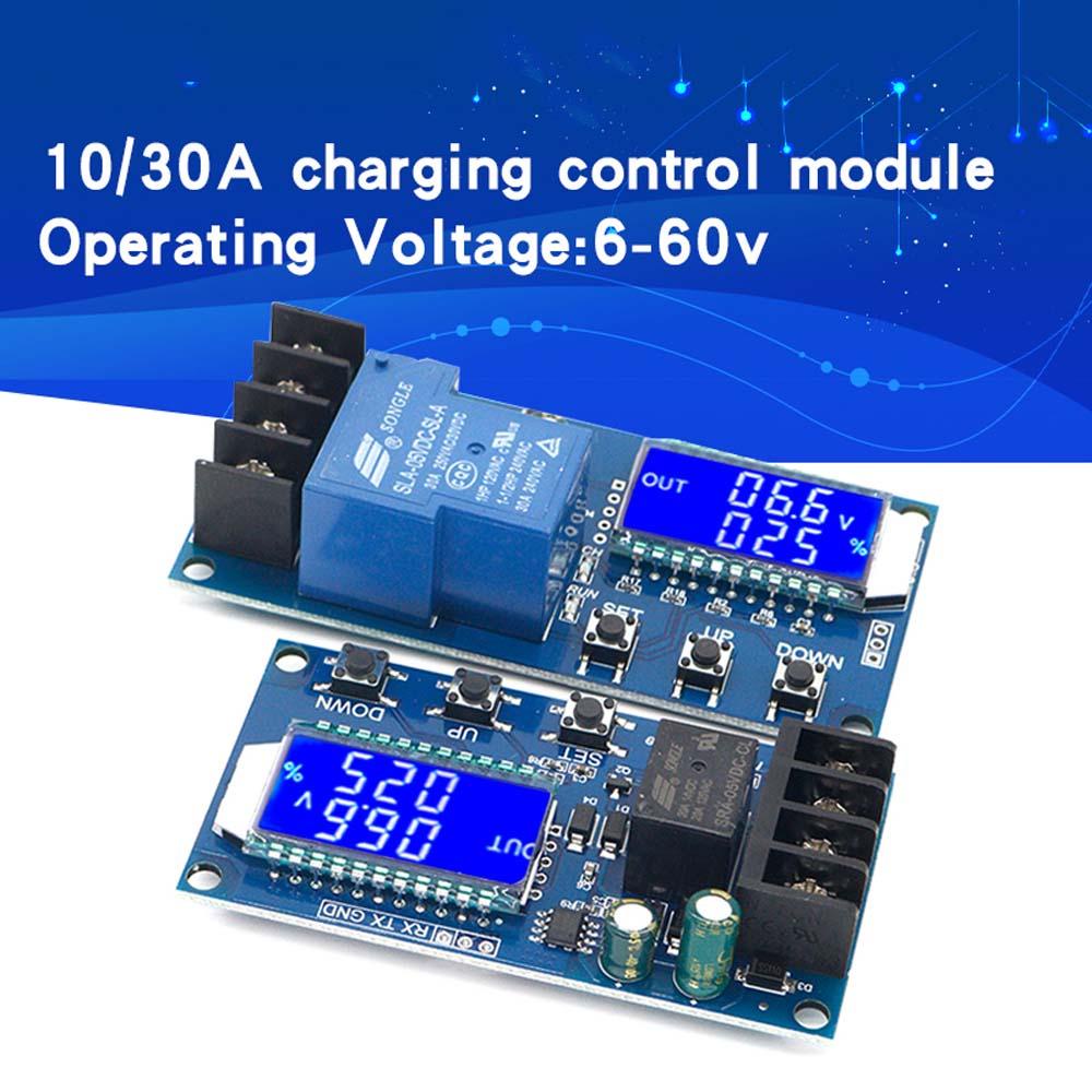 NICKOLAS Bộ Điều Khiển Sạc Pin Năng Lượng Mặt Trời XY-L10A 6-60V Màn Hình LCD