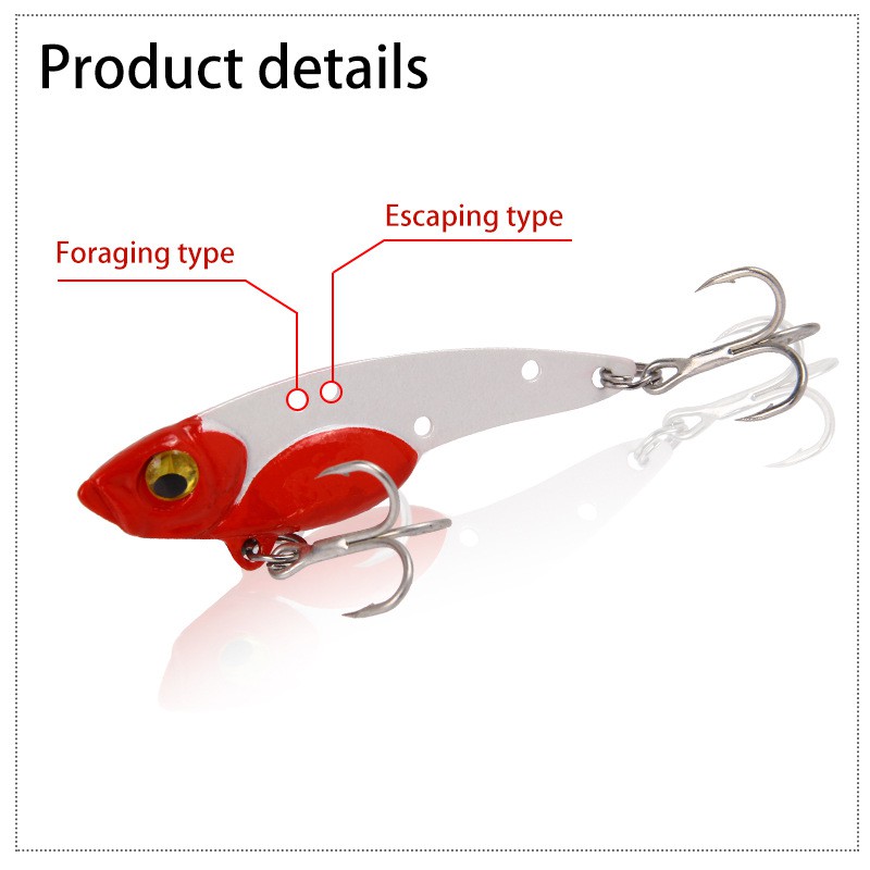 Mồi Câu Cá Giả Bằng Kim Loại 7.5/13/18g