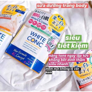 Sữa dưỡng thể white conc 200ml ban ngày