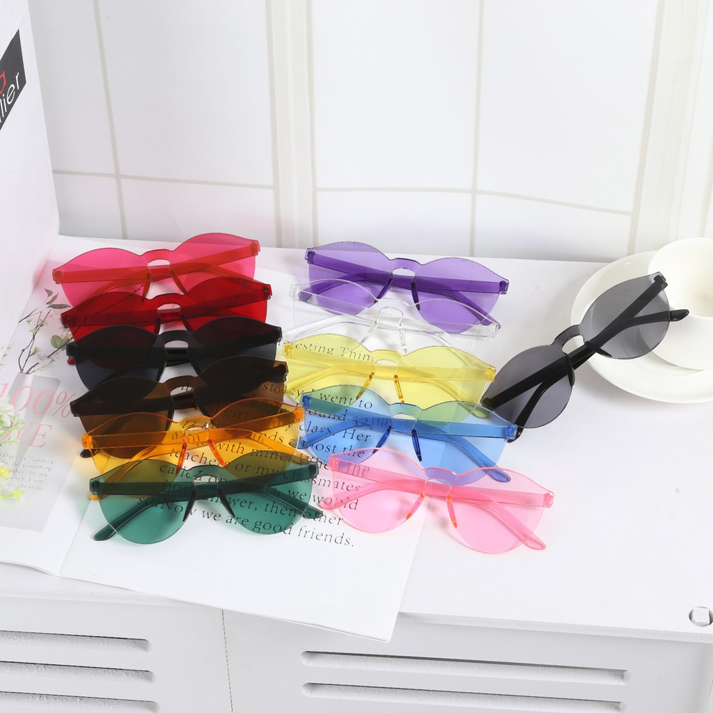 Kính Mát Không Gọng Trong Suốt Kiểu Dáng Đơn Giản | BigBuy360 - bigbuy360.vn