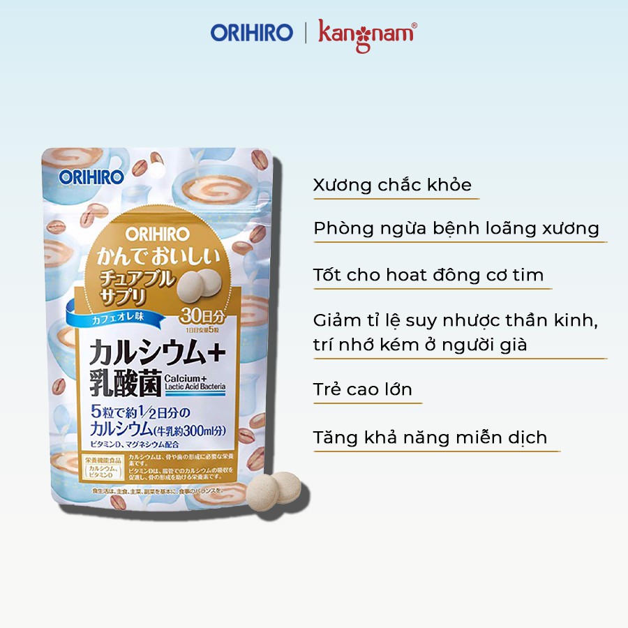 Viên Bổ Sung Canxi Và Lợi Khuẩn Orihiro 150 Viên