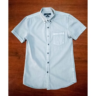 Áo Sơ Mi Denim Tay Ngắn
