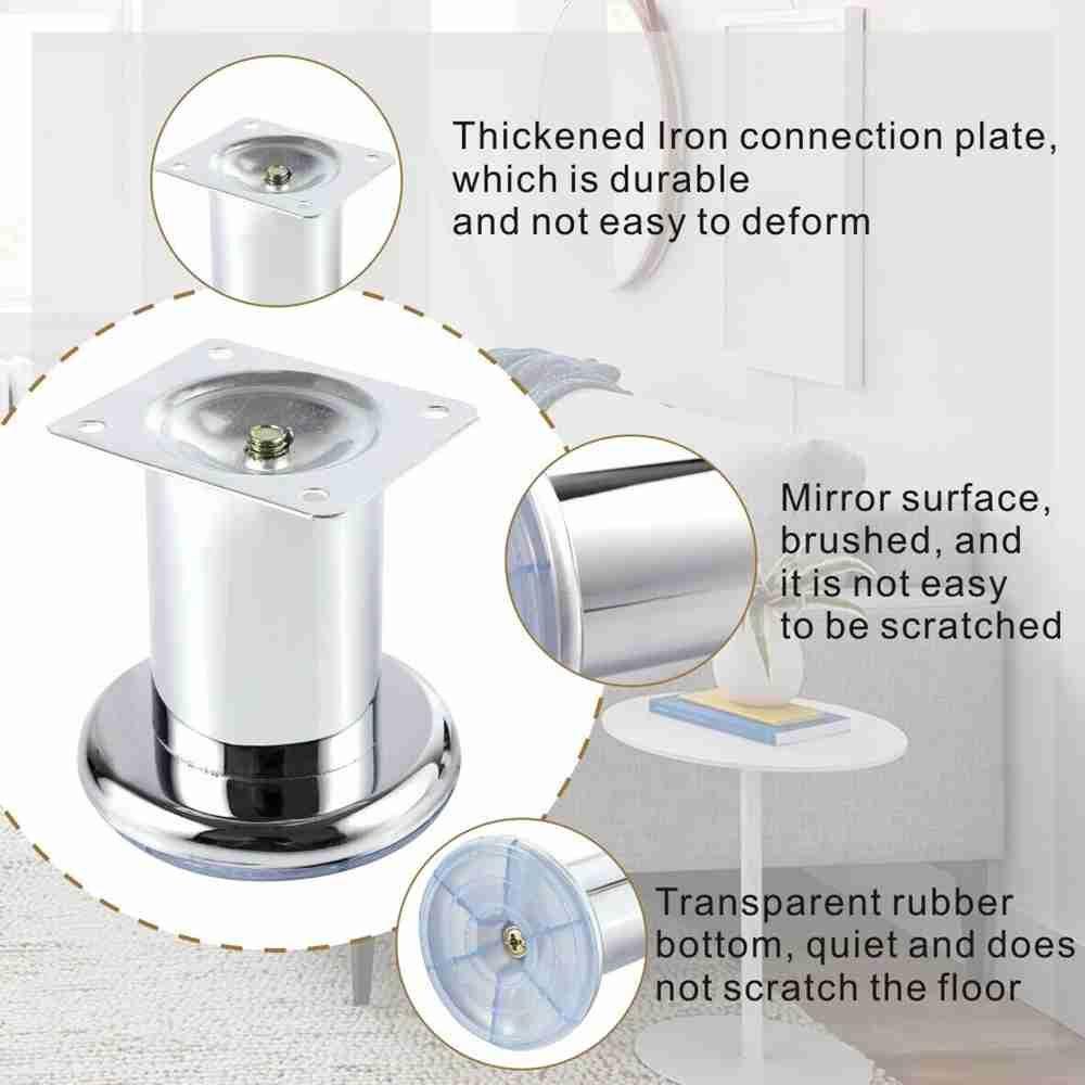 Chân Đồ Nội Thất Bằng Chrome Thay Thế Tiện Dụng Cho Gia Đình