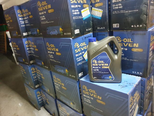 [CHÍNH HÃNG] Dầu nhớt ô tô máy dầu Diesel S-oil Blue #9 - Nhập khẩu 100% từ Hàn Quốc