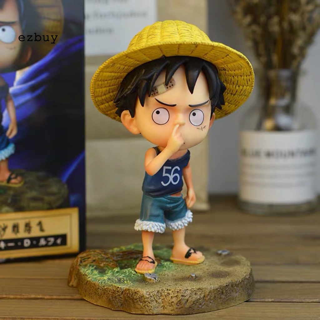 Mô Hình Nhân Vật Luffy Mini Bằng PVC Dành Cho Bé