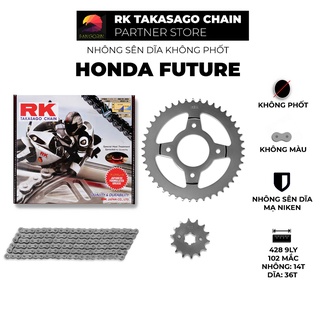 Nhông sên dĩa xe máy honda future - nhông sên dĩa rk - nhông dĩa thép - sên không phốt