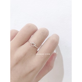 NHẪN BASIC BẠC TA👑💋FREESHIP👑💋Nhập mã [NHAN BAC] giảm 10k👑💋 nhẫn Sợi tim