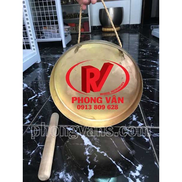 Thanh la đồng múa lân 30cm