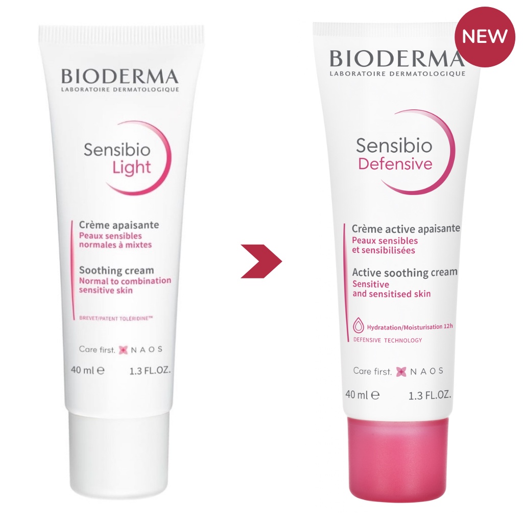 Kem Dưỡng Ẩm Bioderma Sensibio Defensive Active Soothing Cream  làm dịu da dành cho da nhạy cảm 40ml
