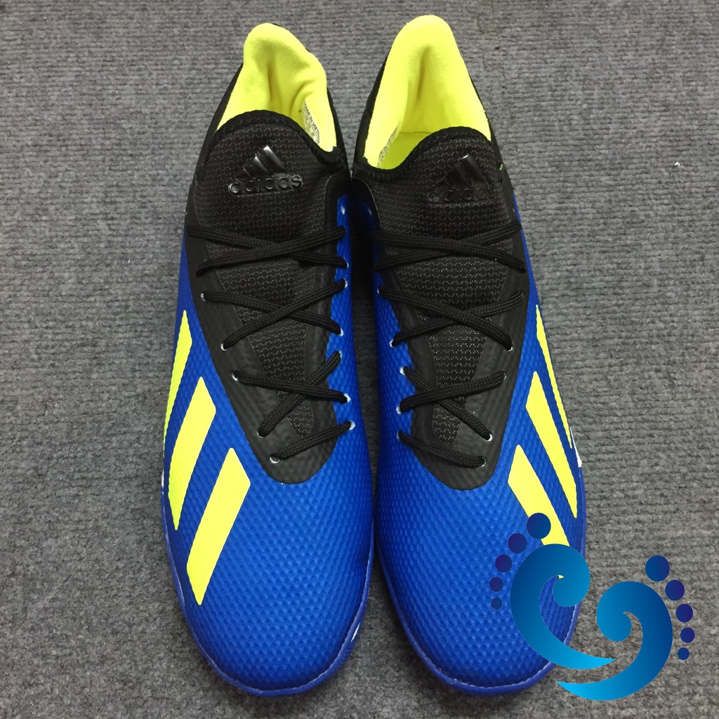 Giày đá bóng X18 xanh pha nhân tạo