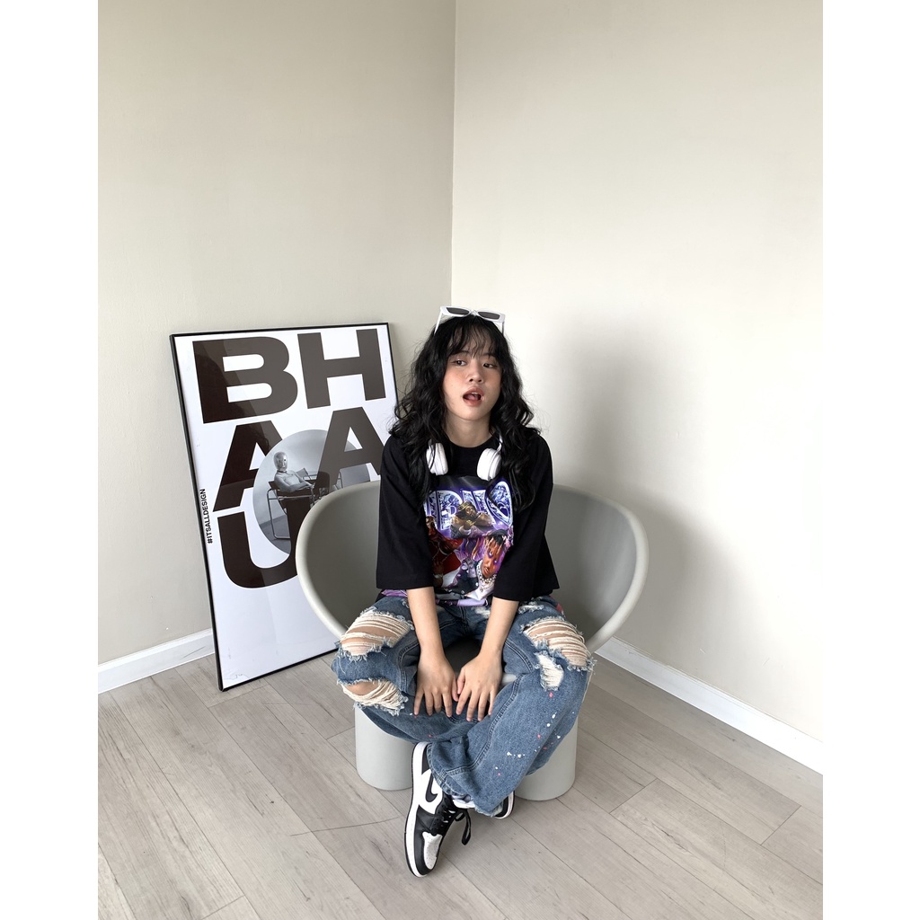 Áo thun FIDE phông unisex nam nữ form rộng RAPPER