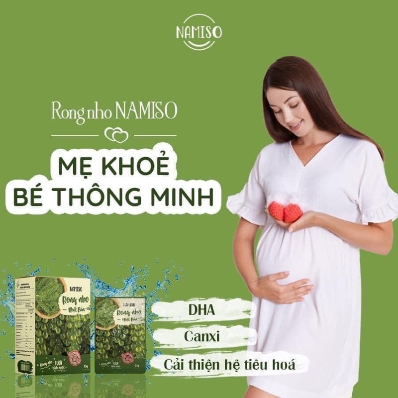 [Rẻ Vô Địch] Rong Nho Namiso 1 GÓI 25gr tách nước Chính hãng - Công Nghệ Tách Nước Tiêu Chuẩn Nhật Bản | BigBuy360 - bigbuy360.vn