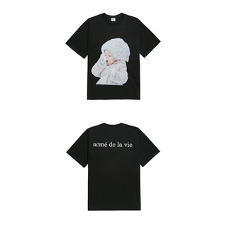 Áo thun ngắn tay cổ tròn ADLV Baby Face Black Snow Đen ADLV Unisex