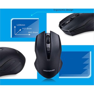 Chuột không dây Newmen F386 (Đen)