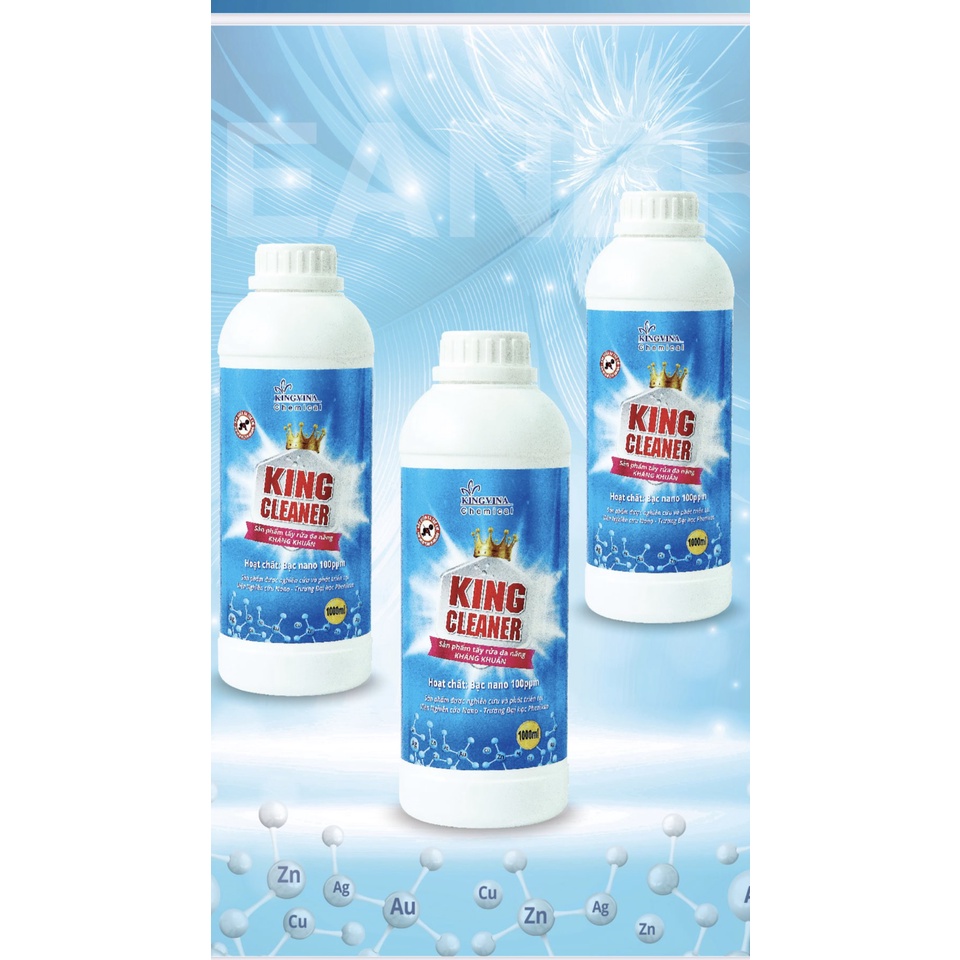 Dung dịch Nano bạc 1Lit diệt khuẩn - dùng cho ô tô, văn phòng,gia đình - VV2199