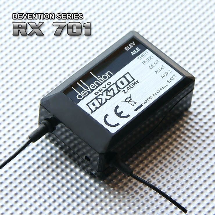 Bộ nhận tín hiệu rx701 2.4GHz 7 kênh RX devo 7 / 8 / 10 / 12