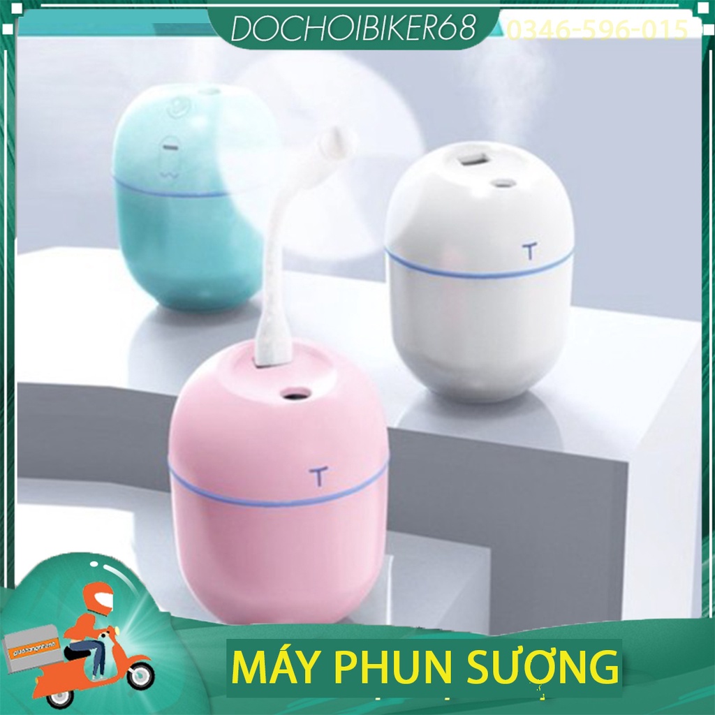 Máy Phun Sương Tạo Độ Ẩm Mini Để Bàn Sạc Usb cho phòng điều hòa