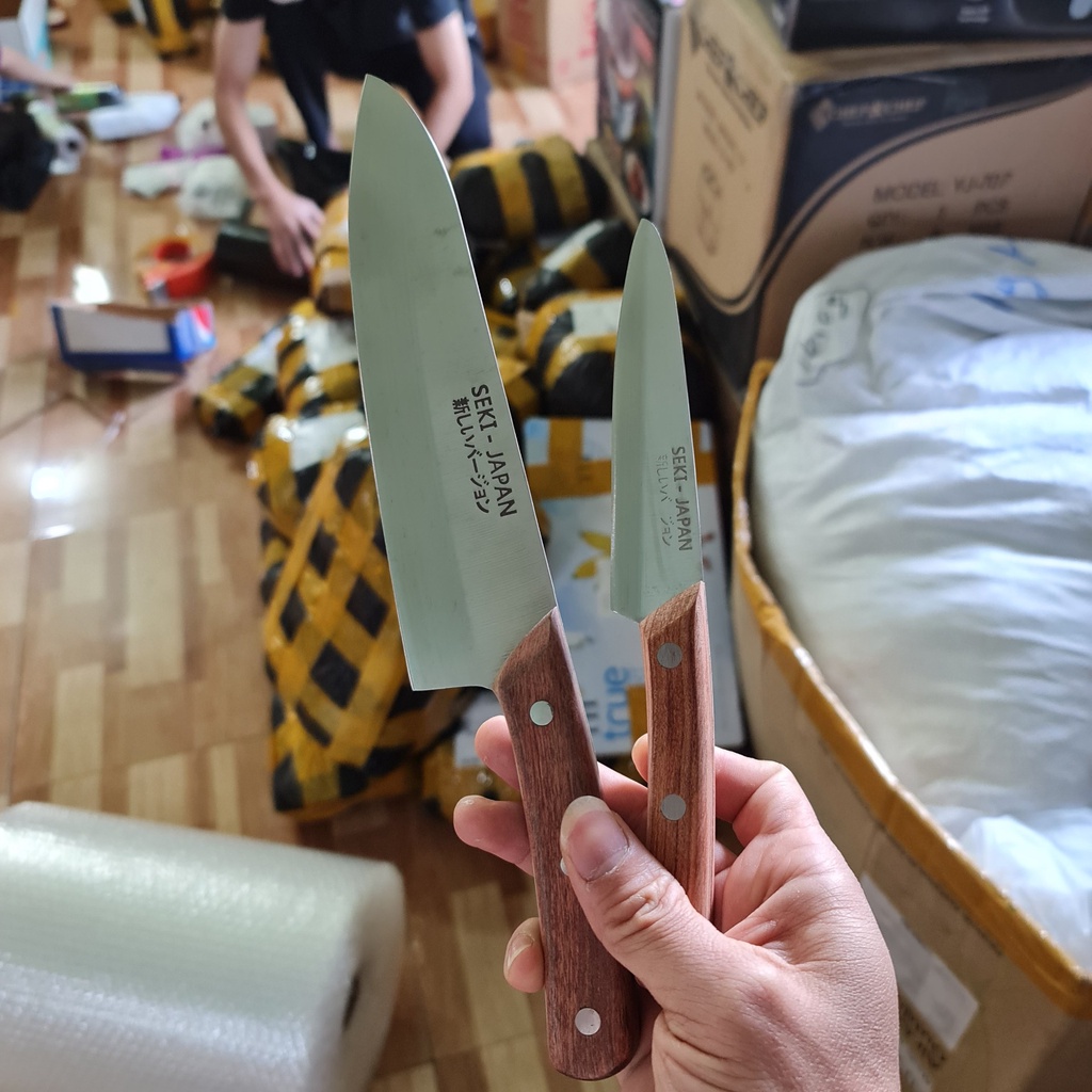Dao gọt hoa Quả seki và Dao thái thịt Seki Japan và hàng cao cấp rất sắc bén shop Movava DSK2