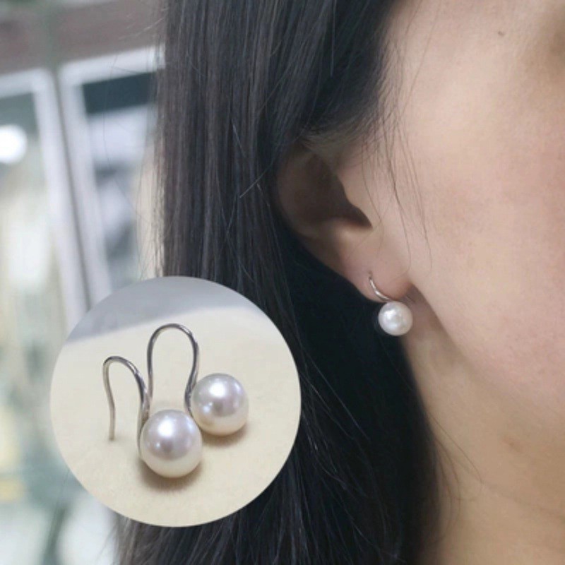 Ladies Korean Style Temperament Pearl Stud Earrings