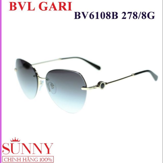BV6108 - Kính mát Bvlgari - sp chính hãng có tem thẻ bảo hành toàn quốc