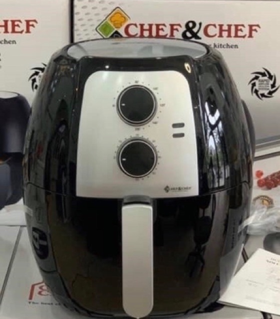 NỒI CHIÊN KHÔNG DẦU HÃNG CHEF&amp; CHEF DUNG TÍCH 6,5 LÍT . HÀNG SIÊU SỊN