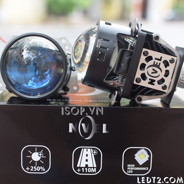 [LEDT2 ISOP] Đèn Bi - LED Nvel Titan Silver [Bảo hành 2 năm] [Số lượng: 1 cái]
