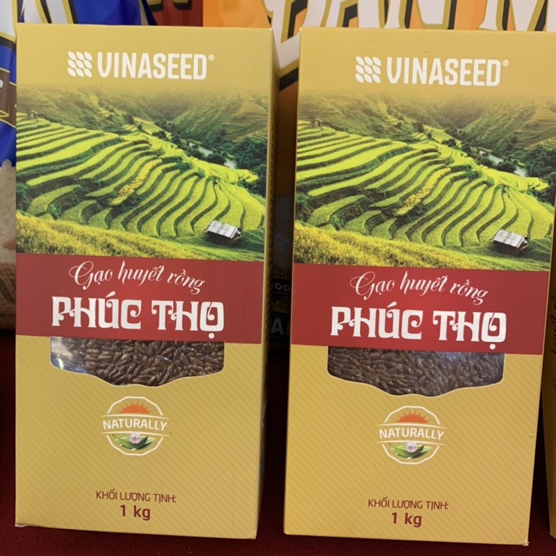 Gạo lứt đen - đỏ - mix đen, đỏ, ST25 lứt Phúc Thọ của Vinaseed