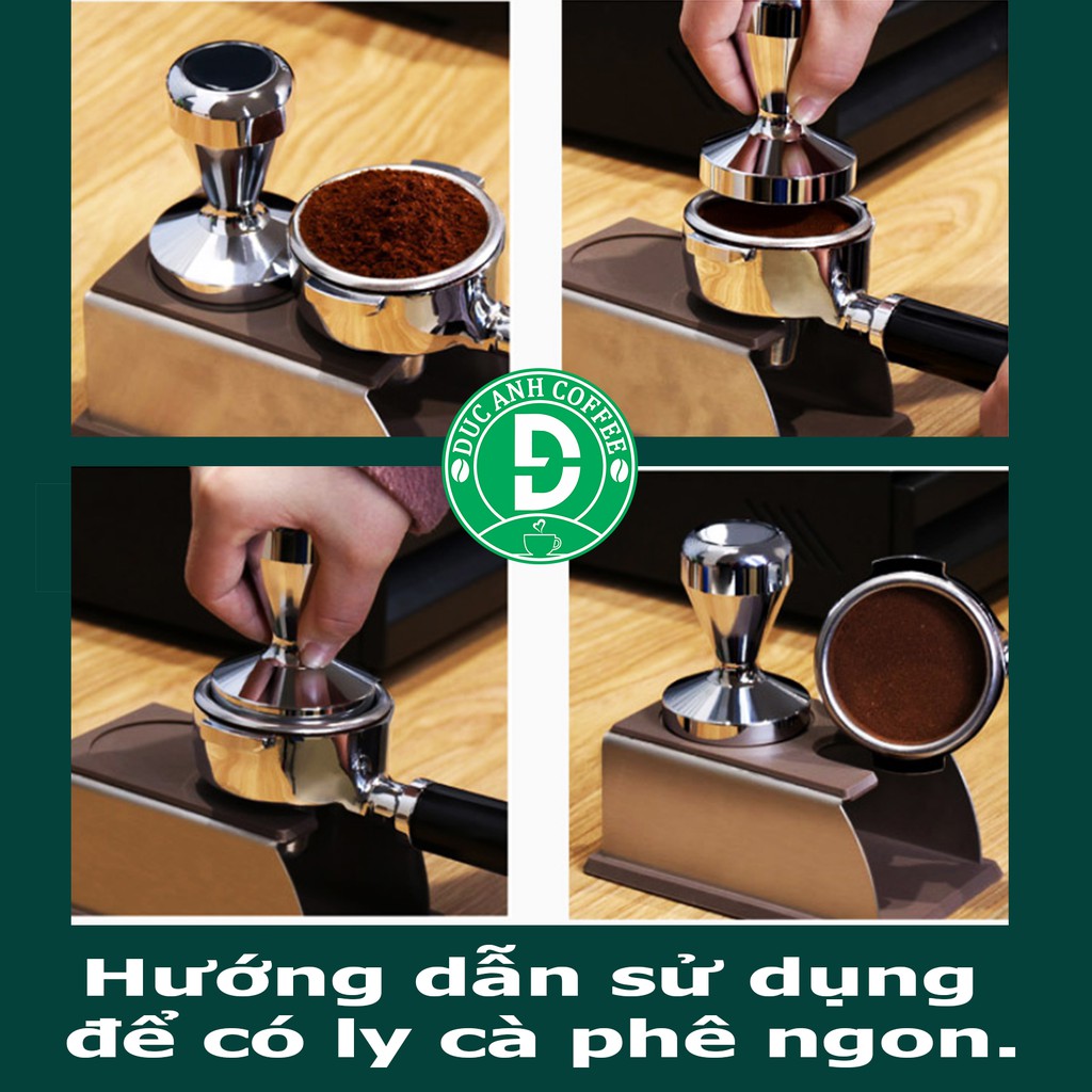 CỤC NÉN CÀ PHÊ TEMPER Dùng cho pha máy - chất liệu INOX không gỉ dùng cho máy pha cà phê espresso - nhiều lựa chọn size