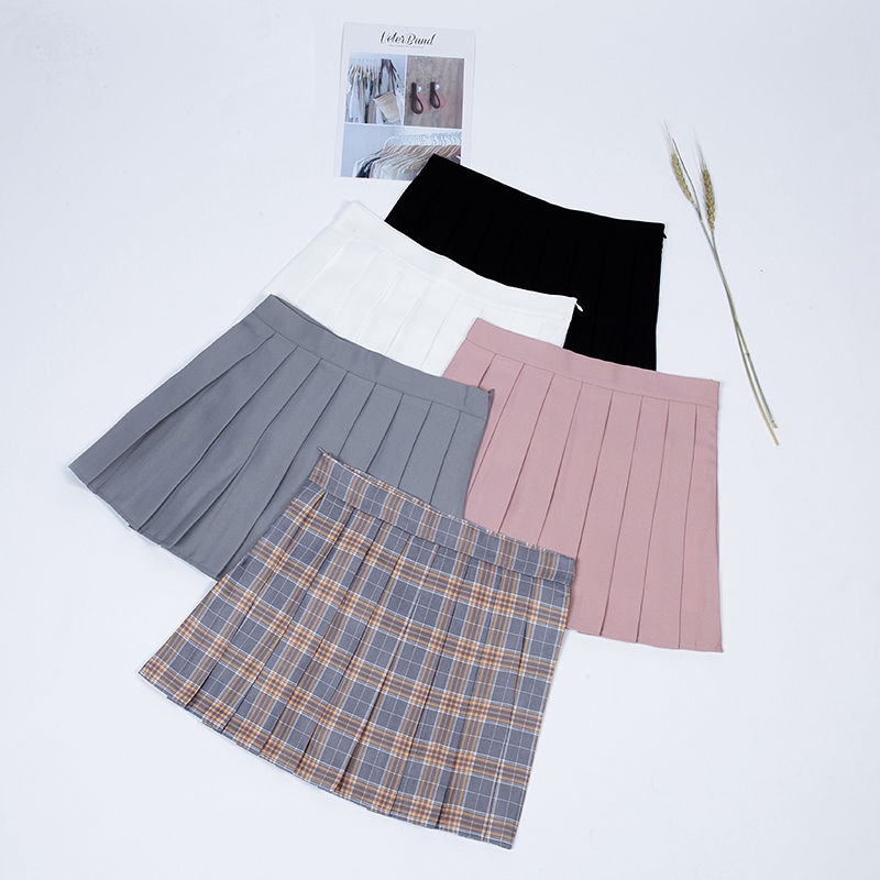 Chân Váy Midi Lưng Cao Phong Cách Hàn Quốc Cho Nữ