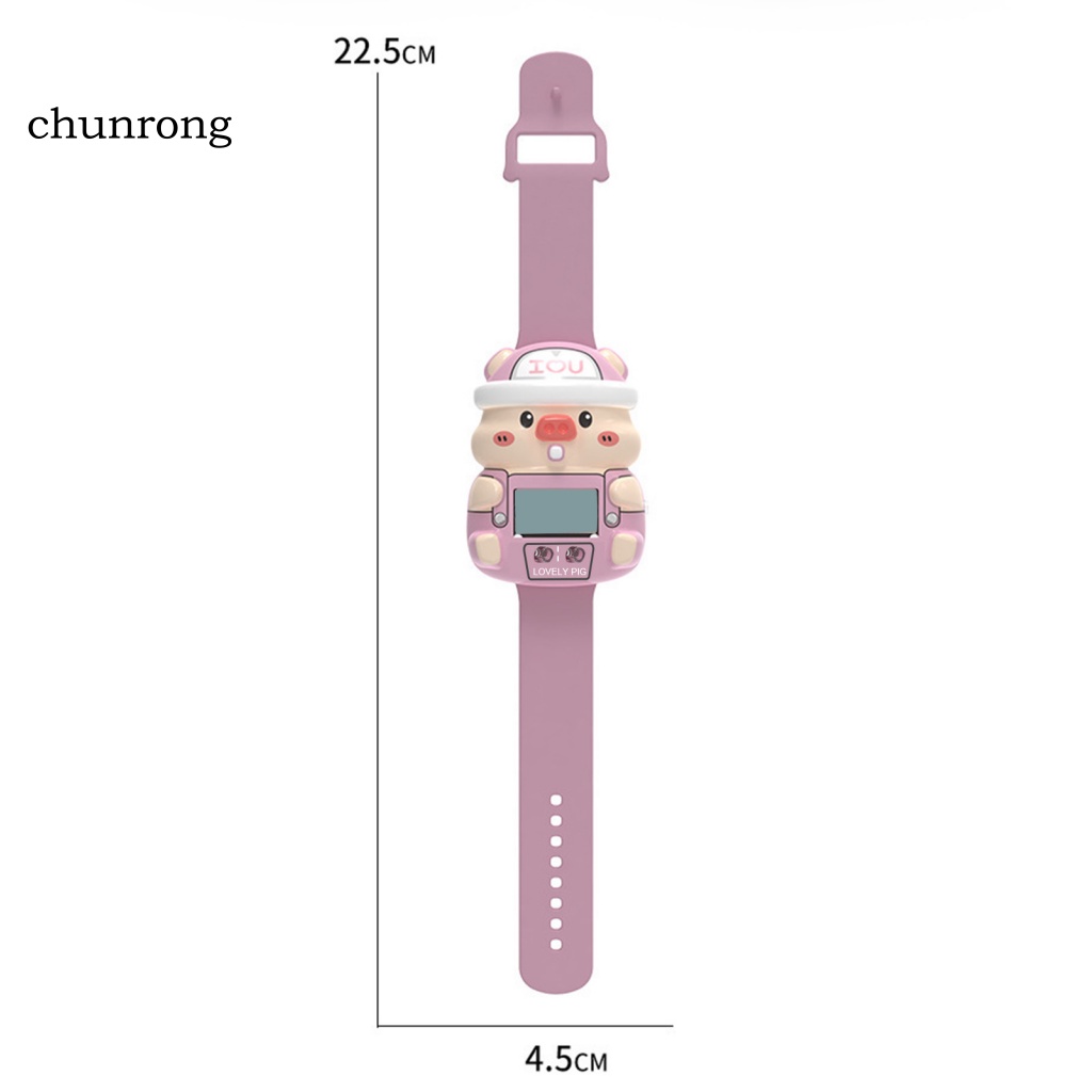 Cr Đồng Hồ Điện Tử Màn Hình LCD Hình Heo Con Đáng Yêu Cho Bé