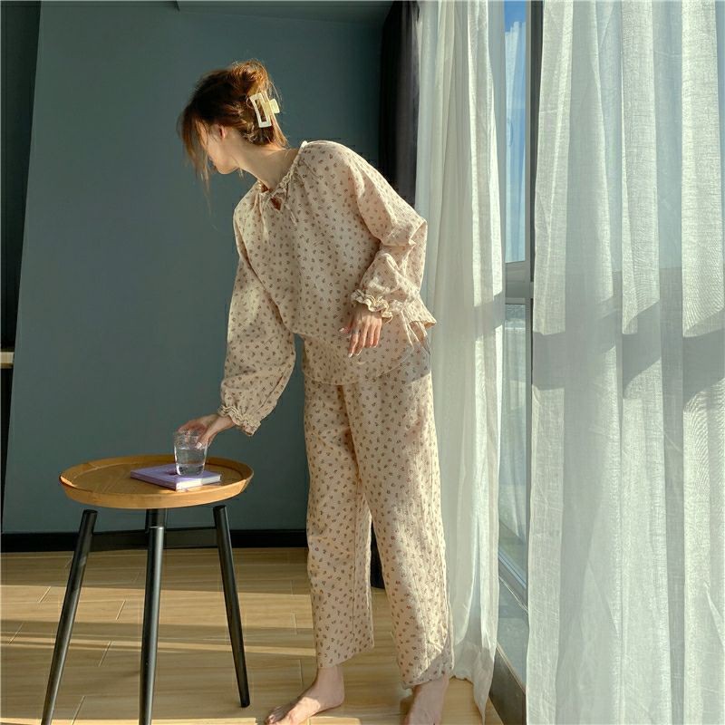Bộ ngủ / mặc nhà pijama dài ulzzang order