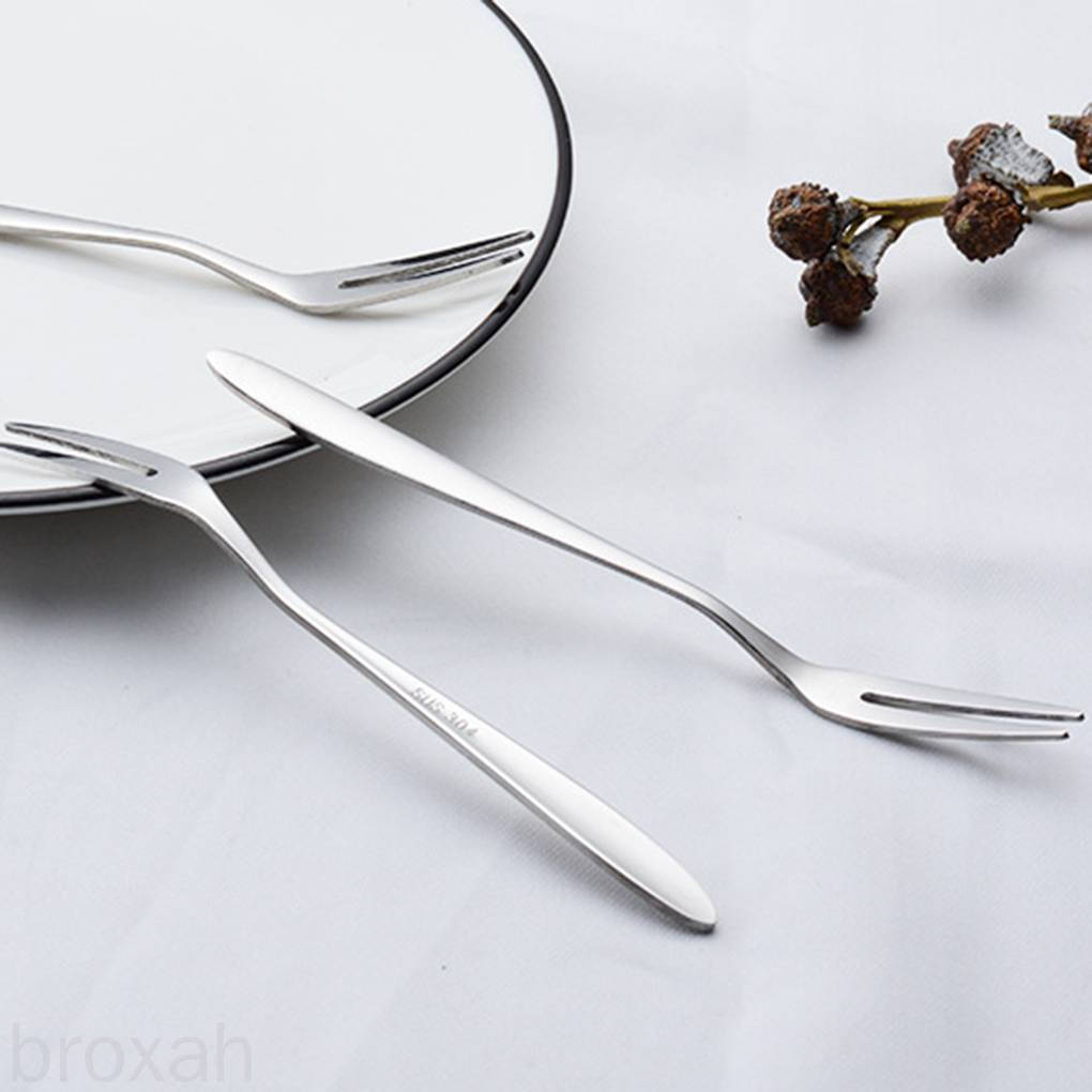 Nĩa Ăn Trái Cây Hình Quả Táo Bằng Thép Không Gỉ