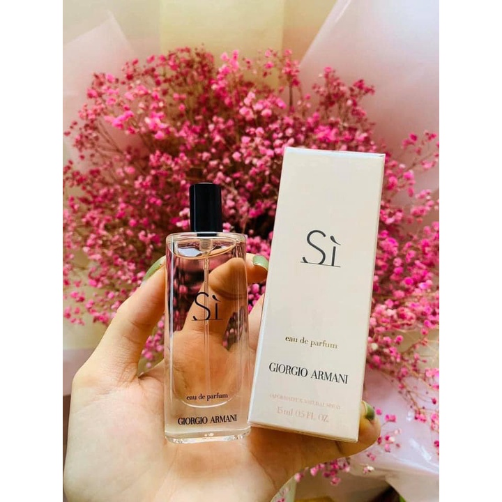 [Mã 1512FMCGSALE giảm 8% đơn 500K] [𝗦𝗔𝗟𝗘]..::✨Nước hoa Giorgio Armani Sì EDP (15ml)✨::.. | BigBuy360 - bigbuy360.vn