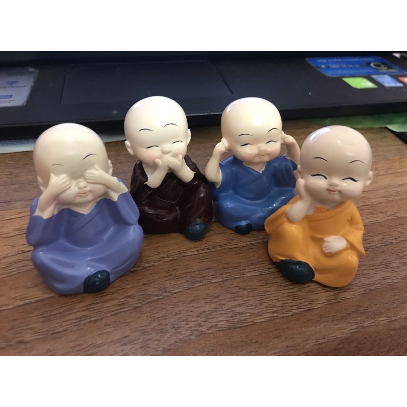 Bộ tượng 4 chú tiểu tứ không may mắn dùng trang trí | BigBuy360 - bigbuy360.vn