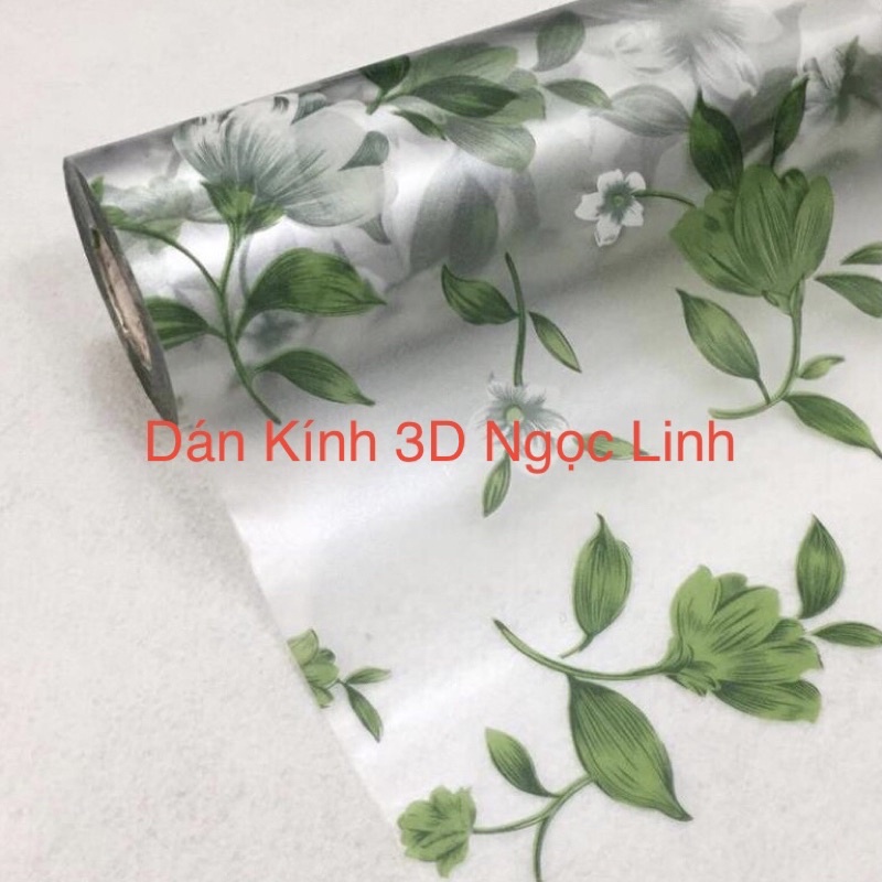 Giấy Dán Kính 3D, Decal dán kính mờ keo sẵn bóc ra dán