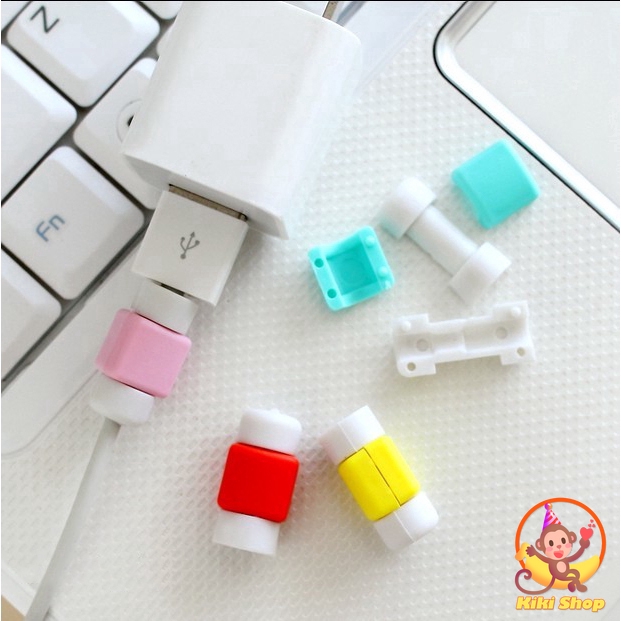 Winder Organizer Set 4 Phụ Kiện Bảo Vệ đầu Dây Cáp USB Cho