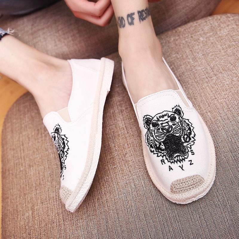 Giày Lười Nam Giày Lười Vải Thoáng Êm