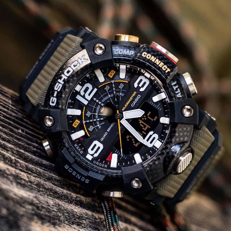 Đồng Hồ Casio Nam Dây Nhựa GSHOCK GG-B100-1A3DR Chính Hãng
