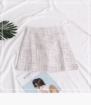 Chân váy dạ tweed