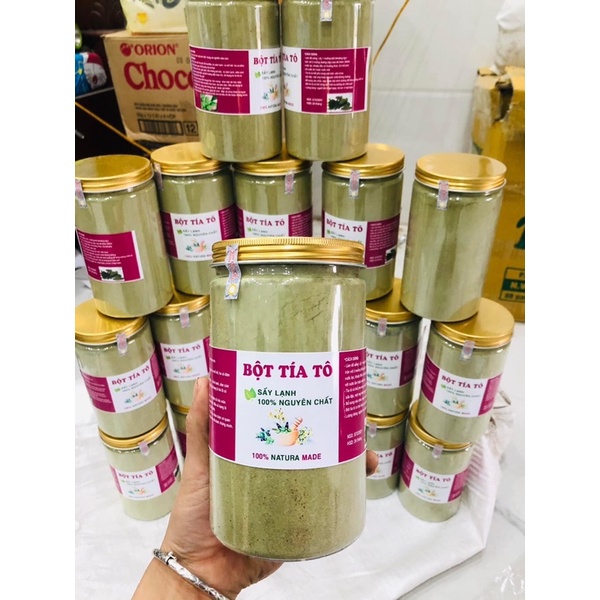 Bột tía tô sấy lạnh nguyên vị thơm ngon,xịn mịn nhất