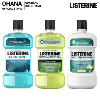 Nước Súc Miệng Listerine Diệt Khuẩn, Giữ Hơi Thở Thơm Mát