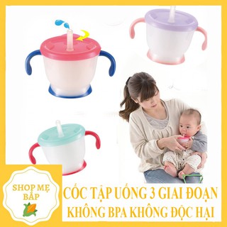 Cốc Tập Uống Richell❤️FREESHIP❤️Cốc tập uống 3 giai đoạn dành cho bé từ 6 tháng hàng nội địa Nhật