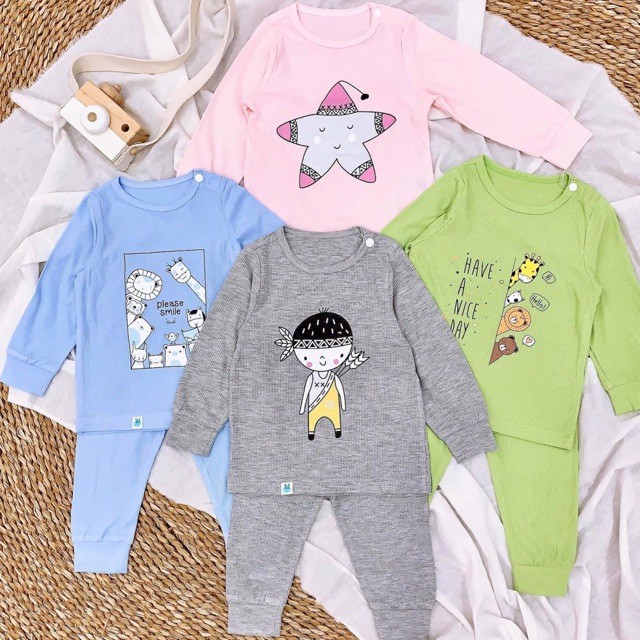 LIL - Bộ vải tăm in hình