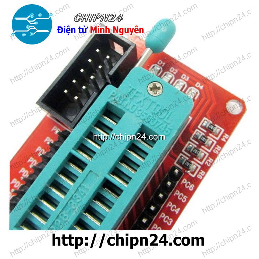 KIT ATMEGA8 Socket Mini (KIT Lập trình Vi điều khiển AVR)